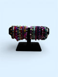 Bundle of 5 Handmade Beaded Stretchy Bracelet- Colorful and Stylish
