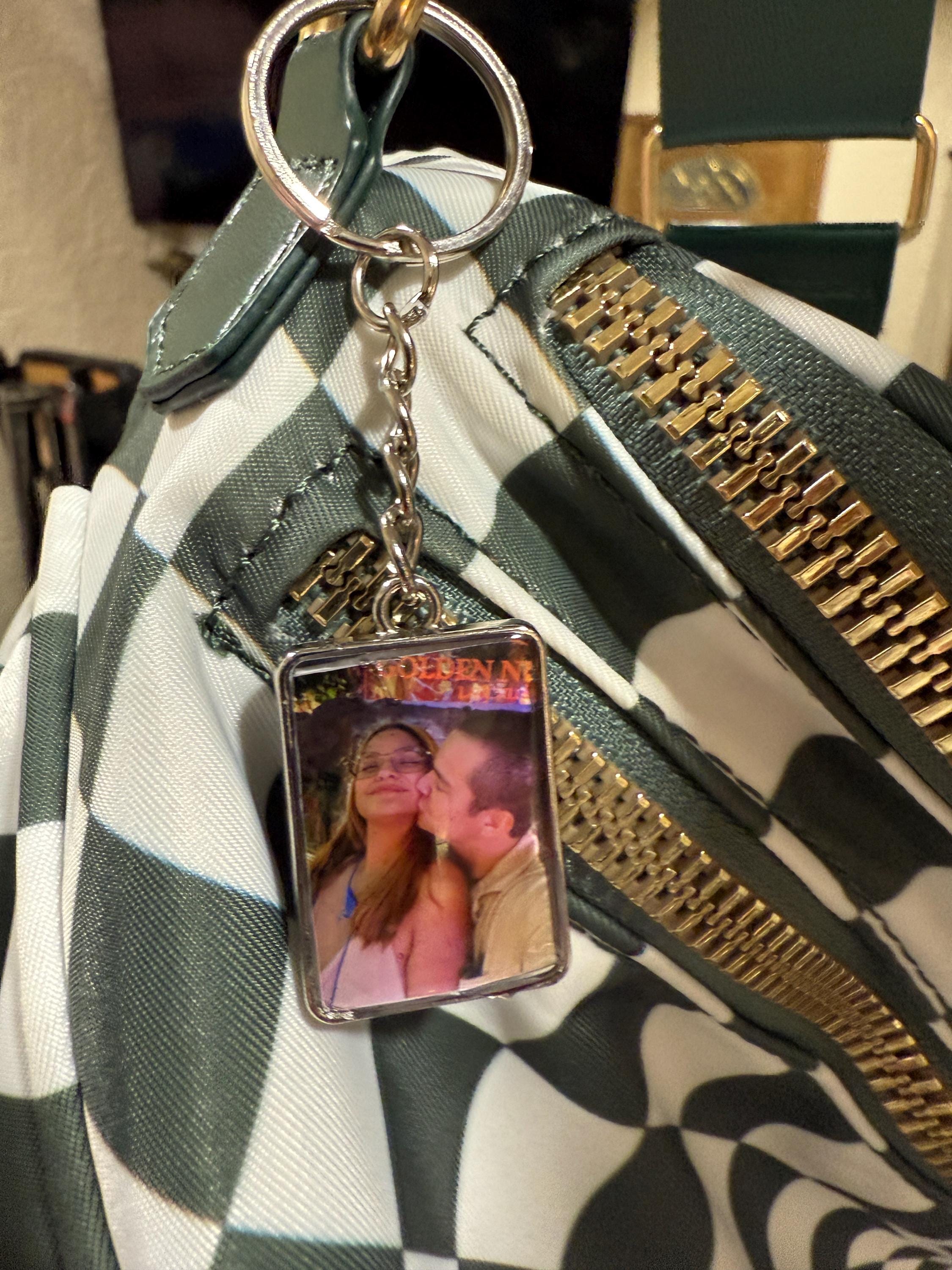 Double-Sided Photo Keychain • Custom Picture Keychain • Personalized Gift • UV Resin Keychain • Memorial Photo Charm • Pet Photo Keychain