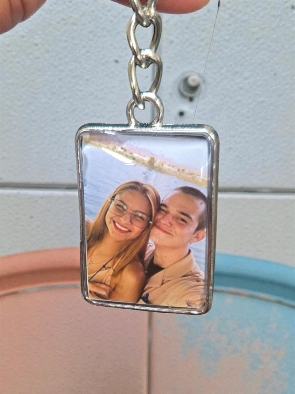 Double-Sided Photo Keychain • Custom Picture Keychain • Personalized Gift • UV Resin Keychain • Memorial Photo Charm • Pet Photo Keychain