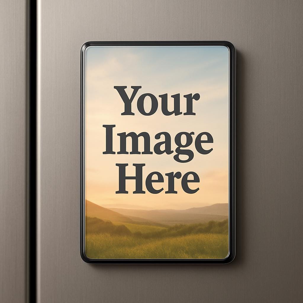 Personalized Photo Fridge Magnet: Custom Keepsake Gift