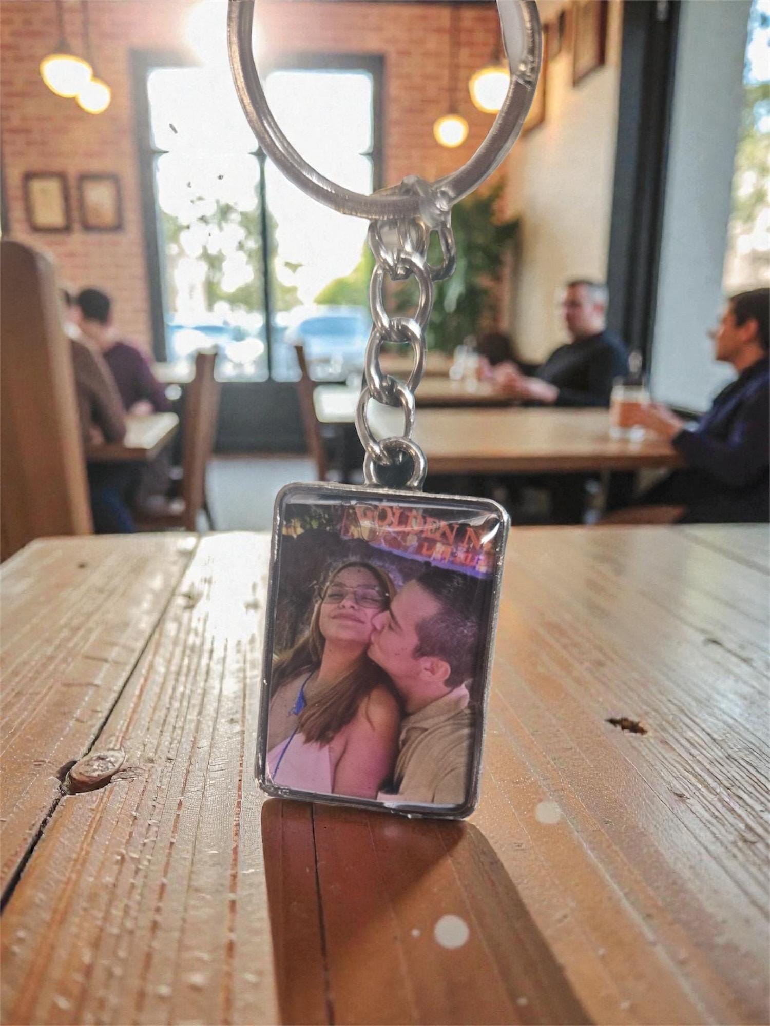 Double-Sided Photo Keychain • Custom Picture Keychain • Personalized Gift • UV Resin Keychain • Memorial Photo Charm • Pet Photo Keychain