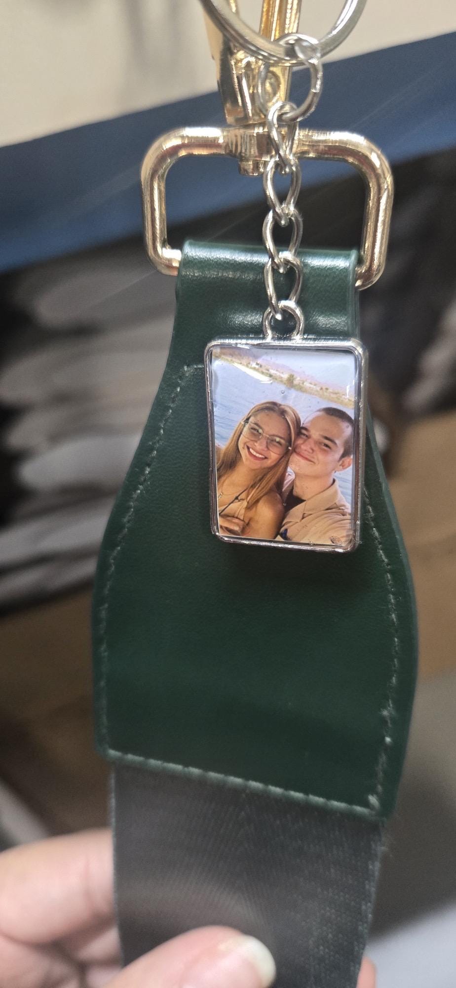 Double-Sided Photo Keychain • Custom Picture Keychain • Personalized Gift • UV Resin Keychain • Memorial Photo Charm • Pet Photo Keychain